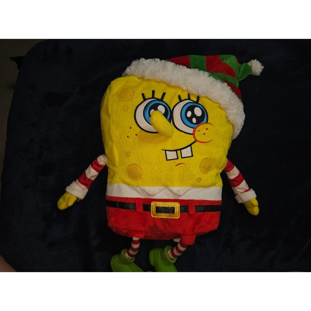 SpongeBob SquarePants Christmas Elf Plush Macy's Exclusive Holiday Nickelodeon